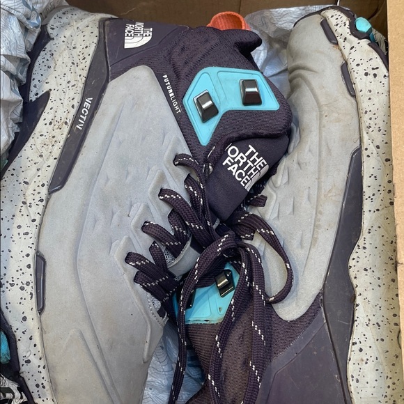 The North Face VECTIV Gray and Purple Hiking Shoes - Picture 9 of 9